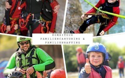 Familienpaket Allgäu: Familienrafting und Familiencanyoning