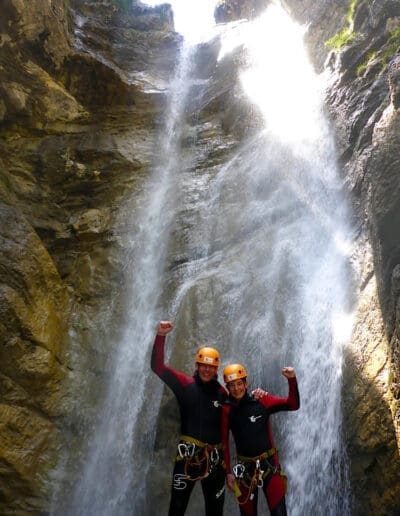 canyoning wasserfall haldensee tannheim